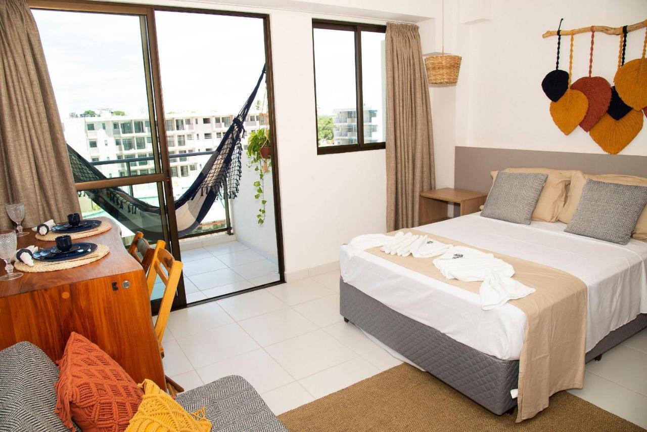 Apartamento Charmoso Estudio Em Muro Alto Com Vista Piscina *