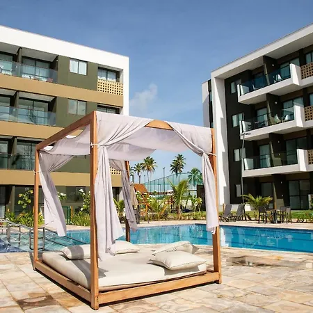 Charmoso Estudio Em Muro Alto Com Vista Para Piscina Porto de Galinhas Exterior photo