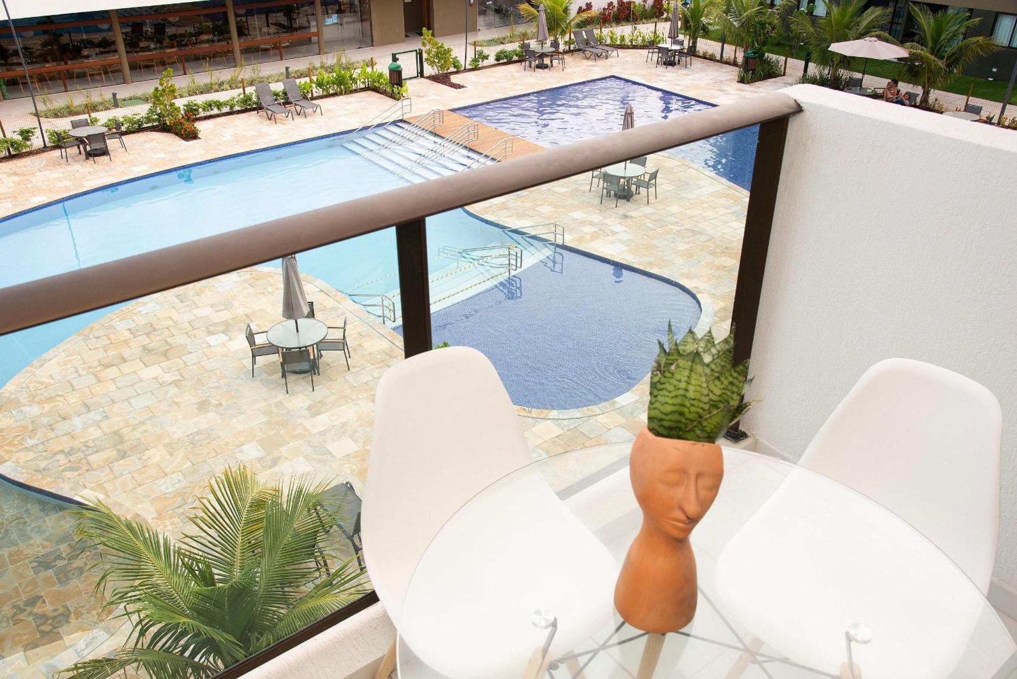 Charmoso Estudio Em Muro Alto Com Vista Piscina Porto de Galinhas