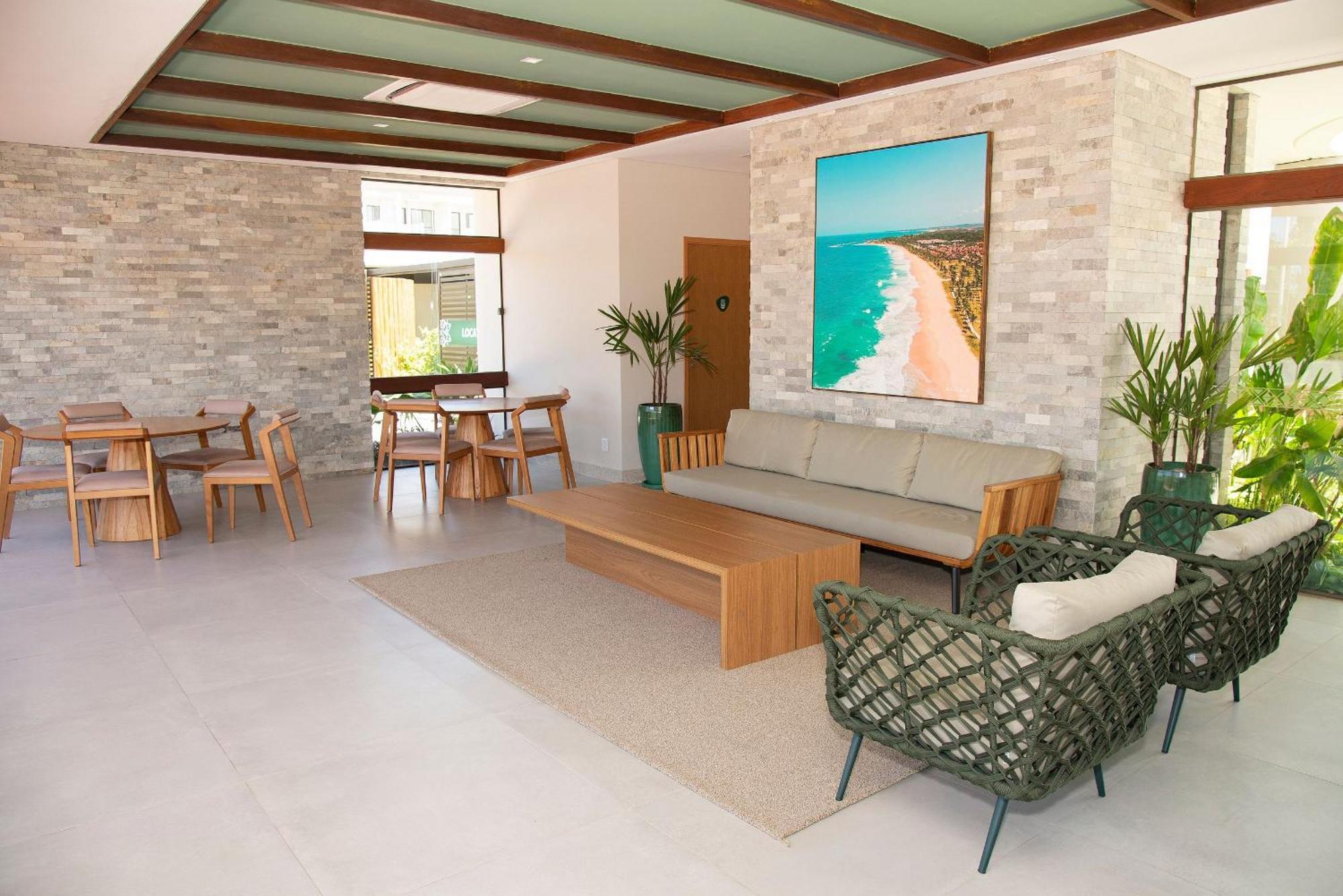 Apartment Charmoso Estudio Em Muro Alto Com Vista Piscina